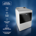 Maytag® 7.4 Cu. Ft. Pet Pro Top Load Electric Dryer with Extra Power and Sanitize Cycle YMED7205RW