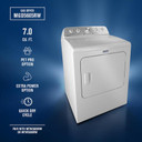 Maytag® 7.0 Cu Ft. Load Gas Dryer with Extra Power and Pet Pro Option MGD5605RW