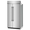 Kitchenaid® 25.5 Cu. Ft. 42" Built-In Side-by-Side Refrigerator with Platinum Interior KBSN742SPS