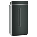 Kitchenaid® 25.5 Cu. Ft. 42" Built-In Side-by-Side Refrigerator with Platinum Interior KBSN742SJP Kitchenaid® 25.5 Cu. Ft. 42" Built-In Side-by-Side Refrigerator with Platinum Interior KBSN742SJP