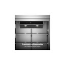 Kitchenaid® 20.8 Cu. Ft. 36" Built-In Bottom Mount Refrigerator with Platinum Interior KBBL336SPS