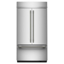 Kitchenaid® 24.2 Cu. Ft. 42"" Built-In French Door Bottom Mount Refrigerator with Platinum Interior KBFN542SPS