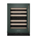 Kitchenaid® 24" Undercounter Wine Cellar with Full-Extension Wood-Front Racks KUWL524SJP