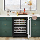 Kitchenaid® 24" Undercounter Wine Cellar with Full-Extension Metal-Front Racks KUWR324SSB