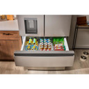 Whirlpool® 29 Cu. Ft. Family-Sized Capacity French door refrigerator with Flexible Temperature Drawer WRMF3636SZ