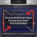 Kitchenaid® 30-inch Smart Electric Single Wall Oven with Assisted Cooking Modes - White KOES730SWH