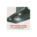 KitchenAid® 36-inch Wall-Mount, 4-Speed Canopy Hood KVWC736SJP