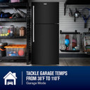 Maytag® 30-Inch Wide Top-Freezer Refrigerator with Garage Mode - 19 Cu. Ft. MRTX5119SB