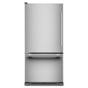 Kitchenaid® 22 Cu. Ft. 33-Inch Standard-Depth Bottom Mount Refrigerator with Left Door Swing KRBL133SPS
