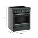 Kitchenaid® 30-Inch 4-Element Induction Freestanding Commercial-Style Range with Air Fry KFIS930SJP
