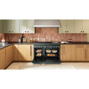 Kitchenaid® 48-Inch 6-Element Induction Freestanding Commercial-Style Range with Griddle KFID948SJP