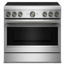 KitchenAid® 36-Inch 6-Element Induction Freestanding Commercial-Style Range with Air Fry KFIS936SSS