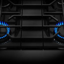 KitchenAid® 30-Inch 4 Burner Commercial-Style Gas Range with No Preheat Air Fry Mode KFGS930SBE