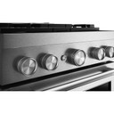 KitchenAid® 30-Inch 4 Burner Commercial-Style Gas Range with No Preheat Air Fry Mode KFGS930SSS
