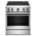 KitchenAid® 30-Inch 4 Burner Commercial-Style Gas Range with No Preheat Air Fry Mode KFGS930SSS