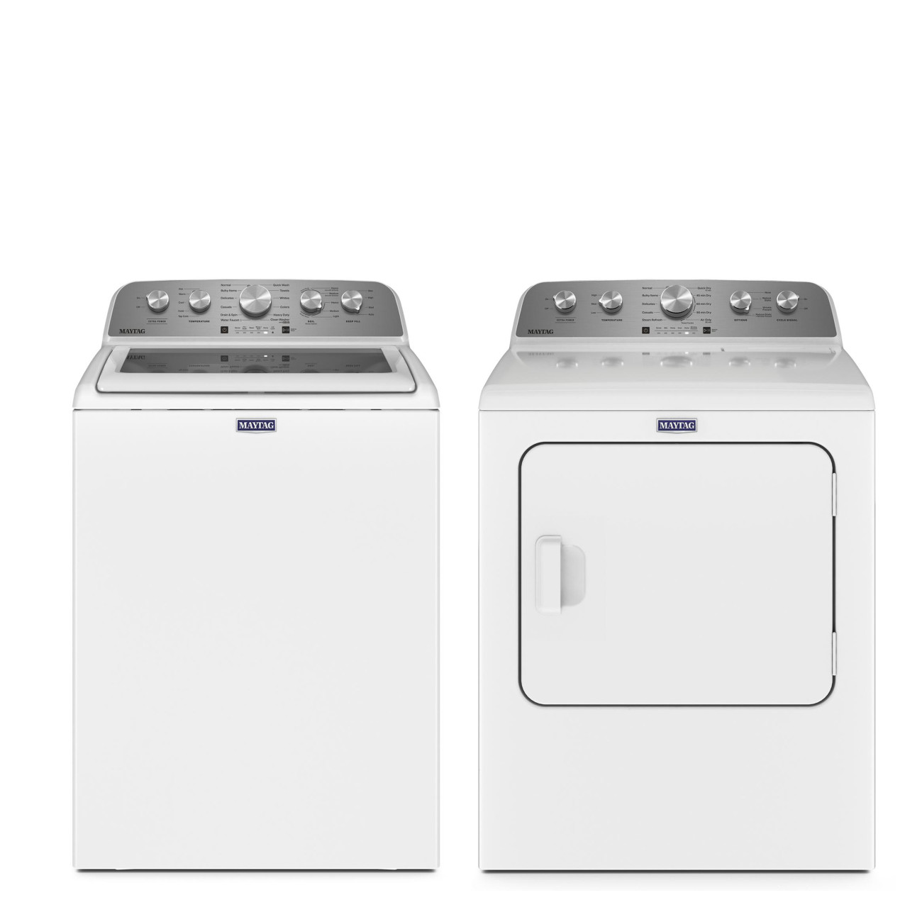 Maytag Washer & Dryer Set White Extra Power