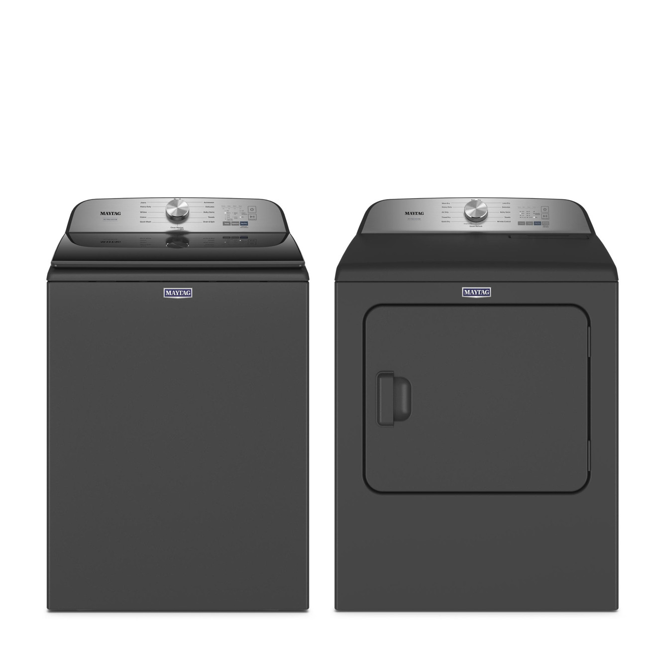 Maytag Pet Pro Washer & Dryer Set in Volcano Black