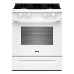 Whirlpool® 30-inch Gas Smart Range with No Preheat Mode and Steam Clean WSGS3330TW