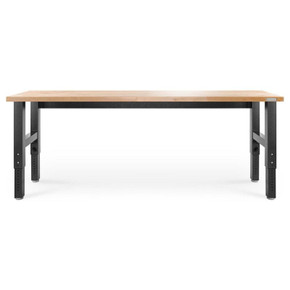 Gladiator® 8' (243.8 cm) Wide Adjustable Height Hardwood Workbench GAWB08HWEG