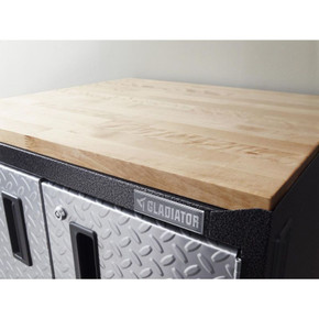 Gladiator® 8' (243.8 cm) Wide Adjustable Height Hardwood Workbench GAWB08HWEG