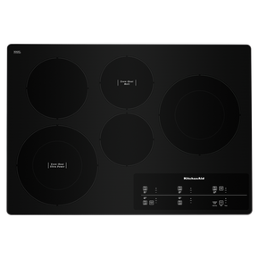 Kitchenaid® 30 Electric Cooktop with 5 Elements and Touch-Activated Controls KCES950KSS