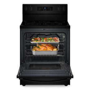Whirlpool® 30-inch Energy Star Electric Range with Air Cooking Technology, No Preheat Air Fry and Air Baking and Self Clean YWFES5030RB