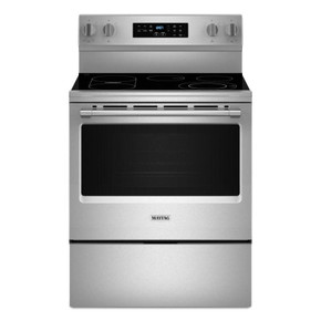 Maytag® 30-Inch Convection Electric Range With No Preheat Air Fry and Air Baking - 5.3 Cu. Ft. YMFES6030RZ
