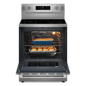 Maytag® 30-Inch Convection Electric Range With No Preheat Air Fry and Air Baking - 5.3 Cu. Ft. YMFES6030RZ