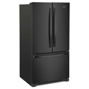 Whirlpool® 36-Inch Wide Counter-Depth French Door Bottom Mount Refrigerator - 20 cu. ft. WRFC2036RB