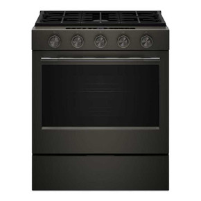 Kitchenaid® 5.0 Cu. Ft. Smart Slide-in Gas Range with Convection Cooking Modes and 2-in-1 Burner KSGS530SBE