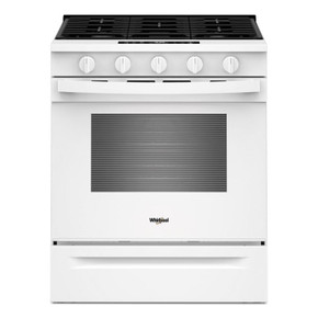 Whirlpool® 30-inch Gas Range with Air Cooking Technology WSGS5030SW