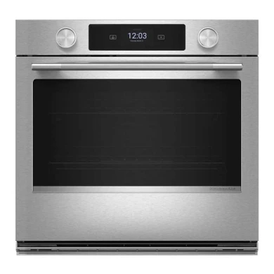 Kitchenaid® 30-inch Smart Electric Single Wall Oven with Intelligent Cooking Camera - PrintShield™ Finish KOES930SPS