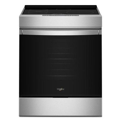 Whirlpool® 30-inch Induction Slide In Range with No Preheat Air Fry and True Convection Advanced Air Cooking Technology WSIS5030TZ