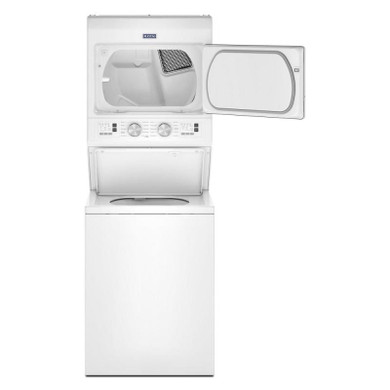 Maytag® Top Load Gas Stacked Laundry Centre with Extra Power Cycle - 4.6 cu. ft. IEC/5.9 cu. ft. MTTG4231TW