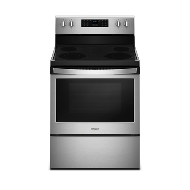 Whirlpool® 5.3 cu. ft. guided Electric Freestanding Range with True Convection Cooking YWFE521S0HS