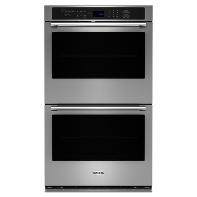 Maytag® 27-inch Double Wall Oven with Air Fry and Basket - 8.6 cu. ft. MOED6027LZ