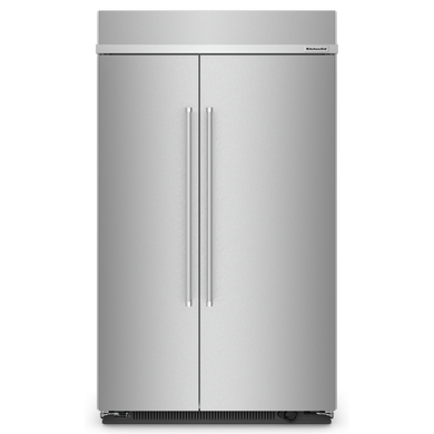 Kitchenaid® 30 Cu. Ft. 48 Built-In Side-by-Side Refrigerator with PrintShield™ Finish KBSN708MPS