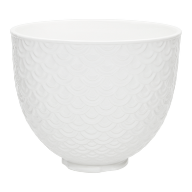 Kitchenaid® 5 Quart White Mermaid Lace Ceramic Bowl KSM2CB5TWM