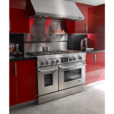 48" Range Hood Backsplash Kit with Shelf W10285449