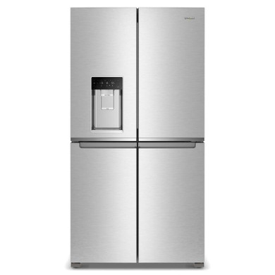 Whirlpool® 36-Inch Counter Depth 4 Door Refrigerator with Ice Maker in Door WRQC7836RZ