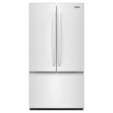 Whirlpool® 36-Inch French Door Refrigerator with Interior Water Dispenser - 31 cu. ft. WRFF3336SW