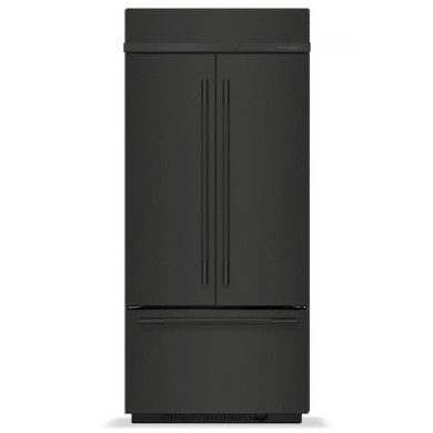 Kitchenaid® 20.8 Cu. Ft. 36" Built-In French Door Bottom Mount Refrigerator with Platinum Interior KBFN536SBE