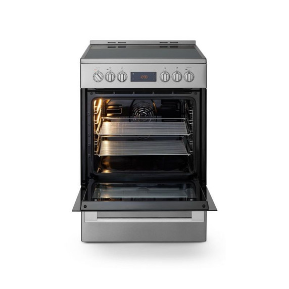 24-Inch Freestanding Electric Range with Air Fry YUFE50M4SS