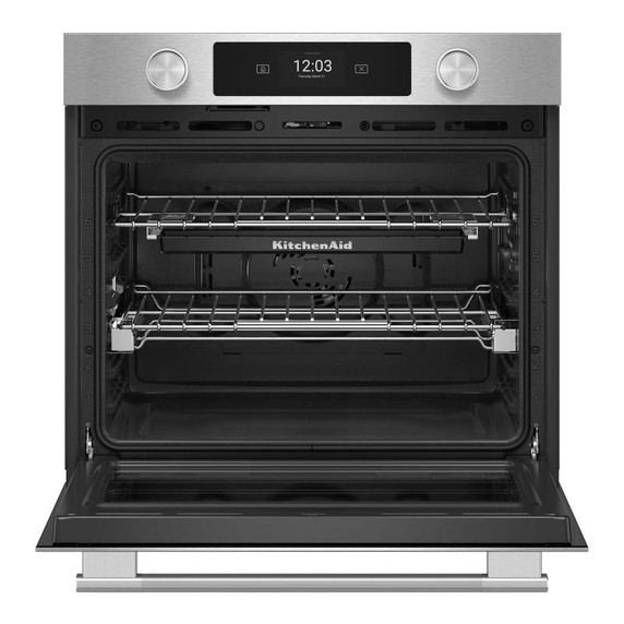 Kitchenaid® 30-inch Smart Electric Single Wall Oven with Intelligent Cooking Camera - PrintShield™ Finish KOES930SPS