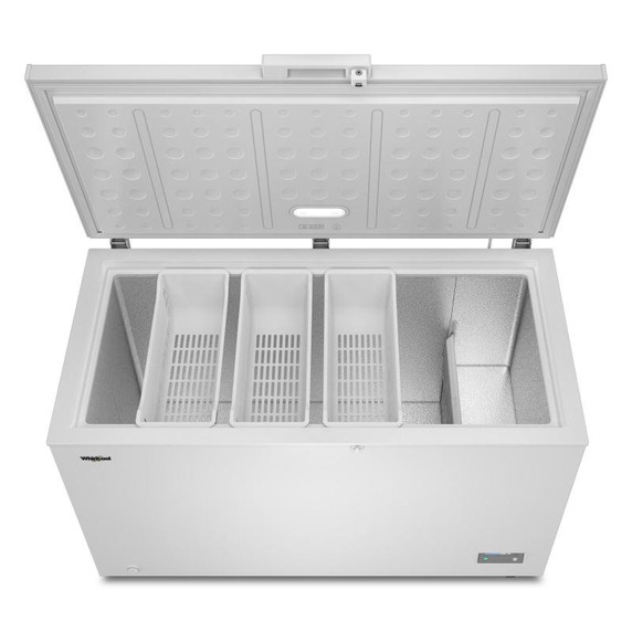 Whirlpool® 16 Cu. Ft. Convertible Chest Freezer with 3 Storage Baskets WZCC5516TW