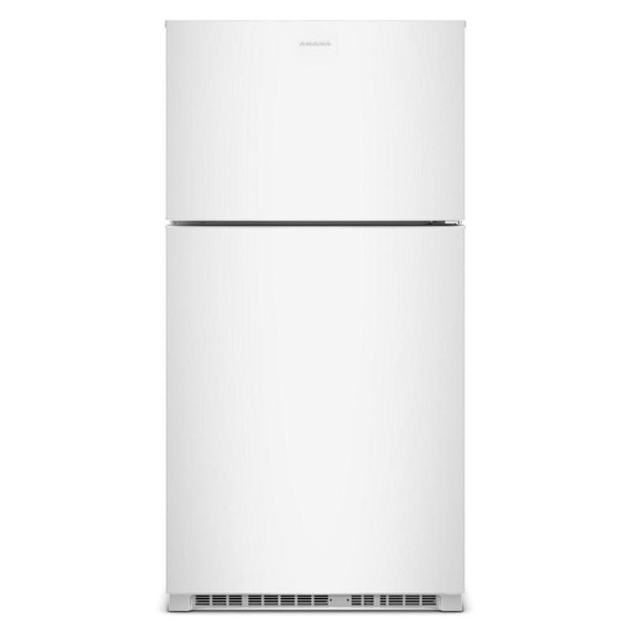 Amana® 33-Inch Wide Top-Freezer Refrigerator With Dual Crisper Drawers—21 Cu. Ft. ARTX2021TW