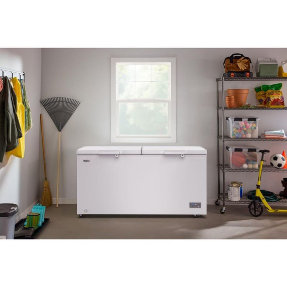 Whirlpool® 19 Cu. Ft. Convertible Chest Freezer with 4 Storage Baskets WZCC5519TW