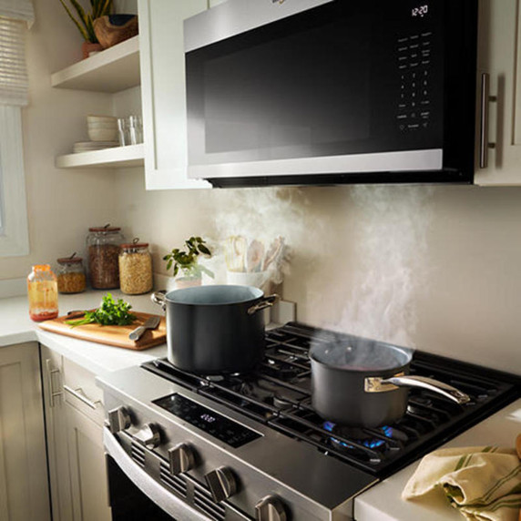 Whirlpool® 2.1 cu. ft. Microwave Hood with 4-Speed Venting YWMMS5630TV