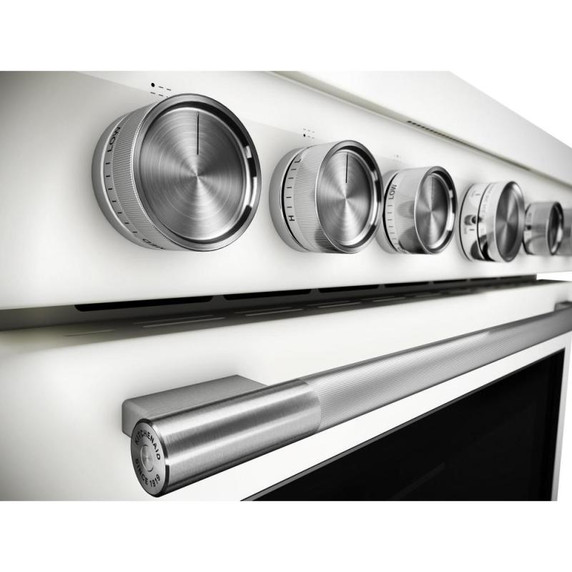 Kitchenaid® 36-Inch 6 Burner Commercial-Style Dual Fuel Range with No Preheat Air Fry Mode KFDS936SPL