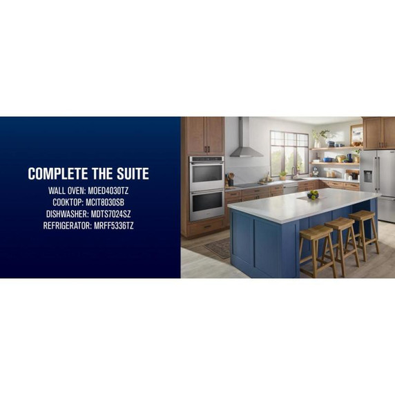 Maytag® 30-Inch Double Wall Oven with EvenAir™ True Convection System - 10.0 Cu. Ft. MOED4030TZ